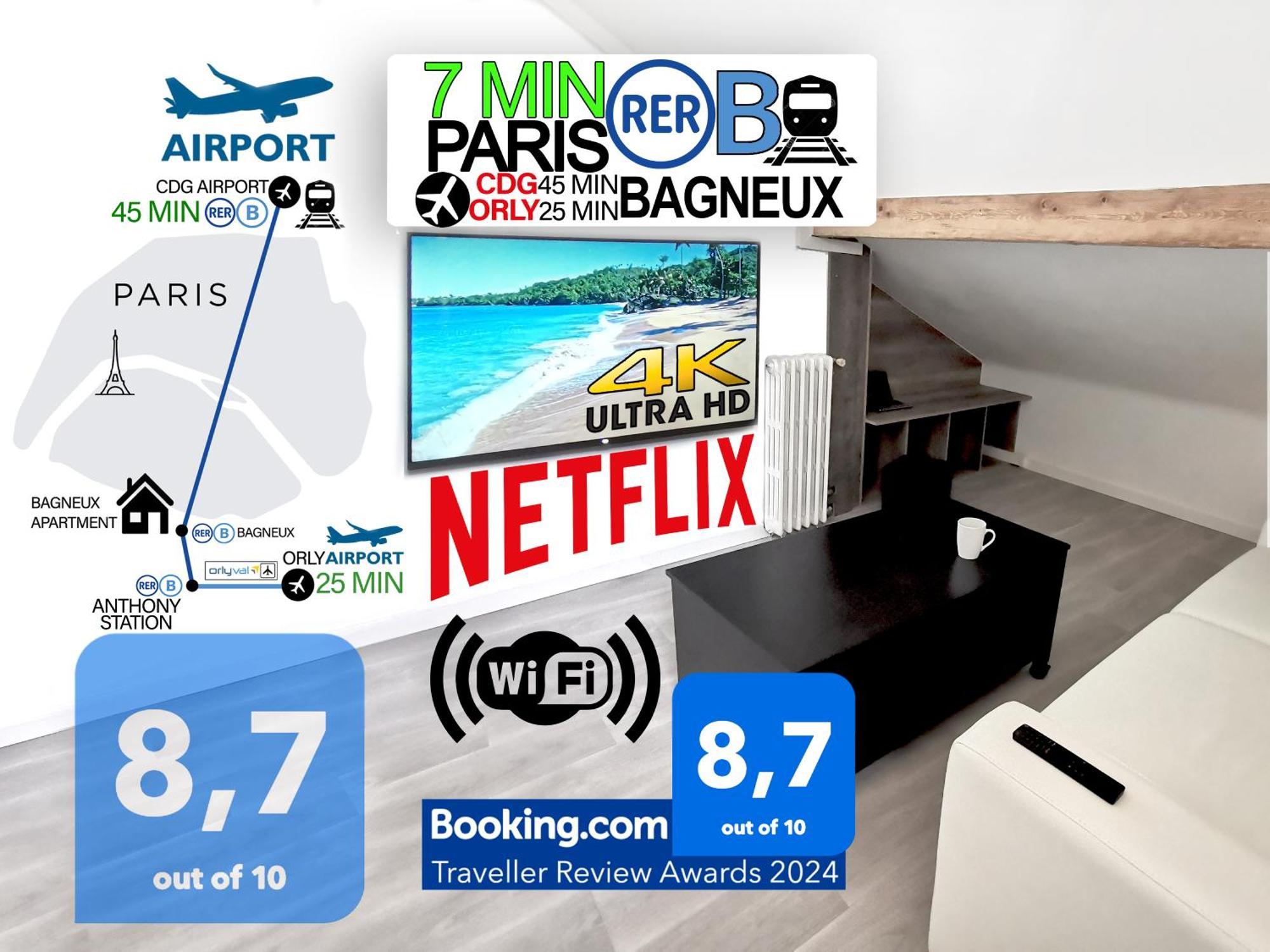 Bagneux Paris Confort Netflix Rer B Luaran gambar